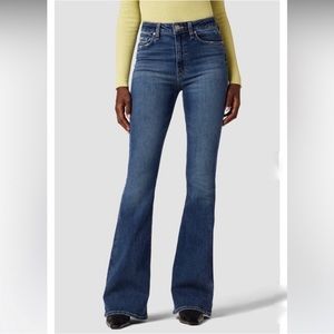 Hudson Holly High Rise Flare Jeans Medium Wash Stretch Denim 2022-32